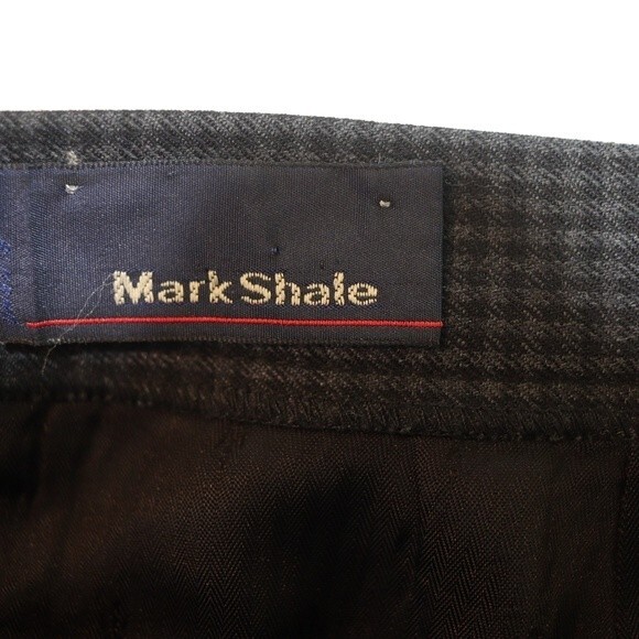 Mark Shale Vintage Charcoal Gingham Skirt Suit with Oriental Style Jacket 12 - Picture 15 of 15